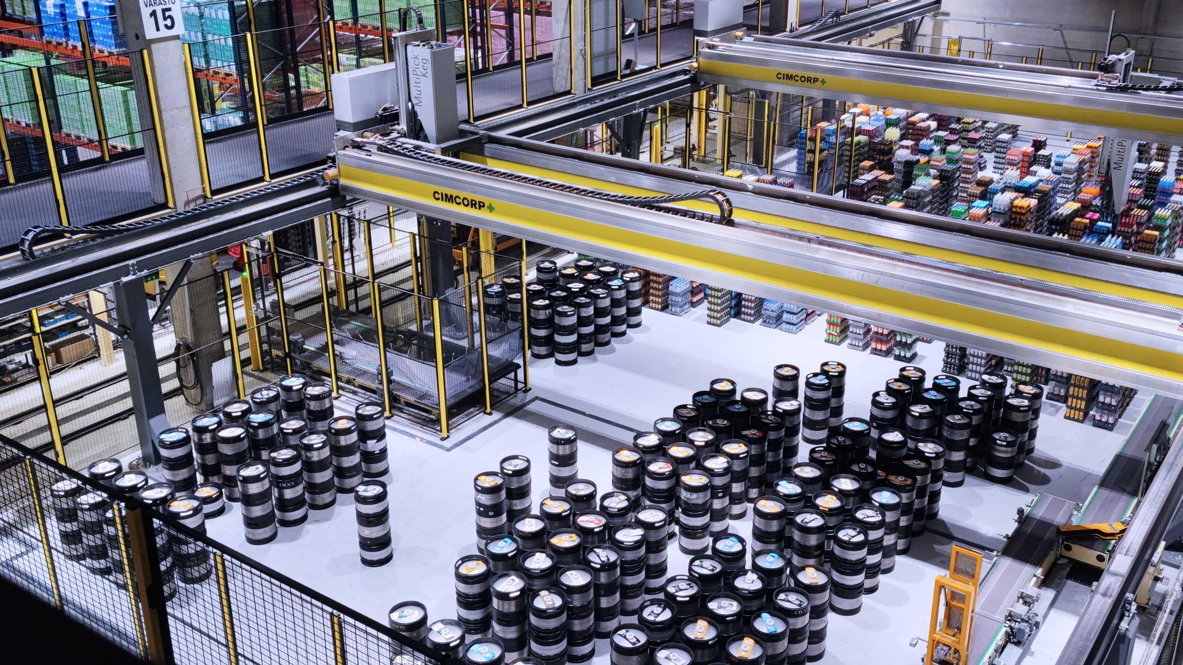 Olvi plc keg automation system
